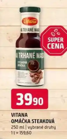 Terno Vitana omáčka steaková 250 ml vybrané druhy nabídka