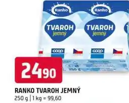 Terno Ranko tvaroh jemný 250 g nabídka