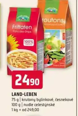 Terno Land leben 75 g krutony bylinkové, česnekové 100 g nudle celestýnské nabídka