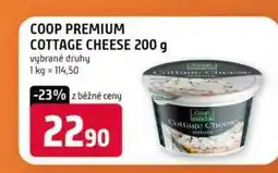 Terno Coop premium cottage cheese 200 g vybrané druhy nabídka