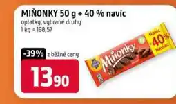 Terno Opavia Miňonky 50g,+40% vybrané druhy nabídka