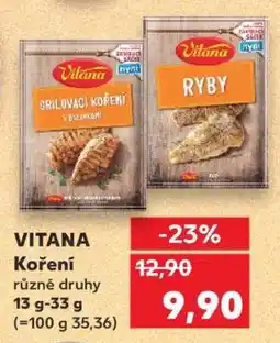 Kaufland Vitana koření nabídka