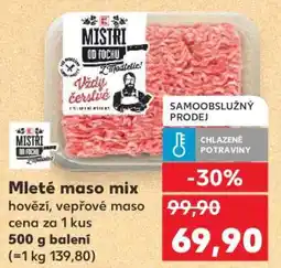 Kaufland Mleté maso mix nabídka