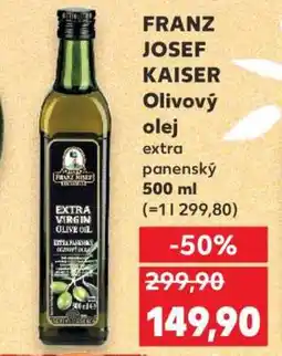 Kaufland FRANZ JOSEF KAISER Olivový olej extra panenský 500 ml nabídka