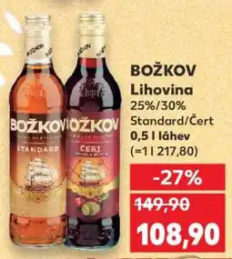 Kaufland BOŽKOV Lihovina nabídka