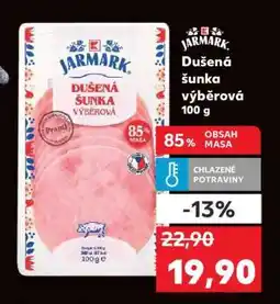 Kaufland Dušená šunka výběrová 100 g nabídka