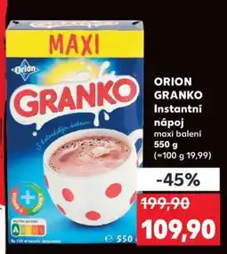 Kaufland ORION GRANKO Instantní nápoj nabídka
