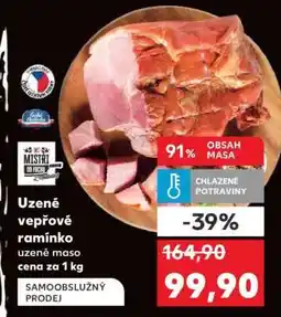 Kaufland Uzené vepřové ramínko nabídka