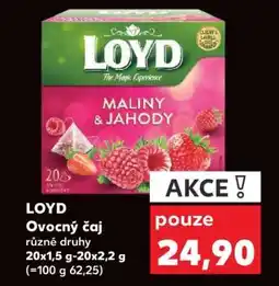 Kaufland LOYD Ovocný čaj nabídka