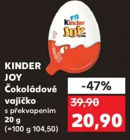 Kaufland KINDER JOY Čokoládové vajíčko nabídka