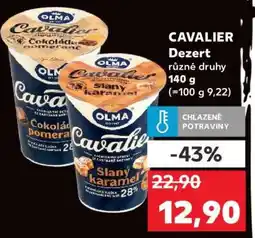 Kaufland Cavalier dezert nabídka