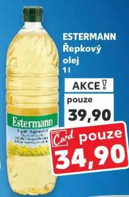 Kaufland ESTERMANN Řepkový olej 1l nabídka