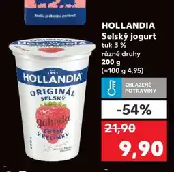 Kaufland Hollandia Selský jogurt nabídka