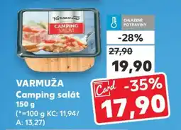 Kaufland VARMUŽA Camping salát nabídka