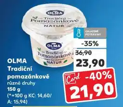 Kaufland Olma Tradiční pomazánkové nabídka