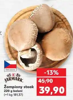 Kaufland Žampiony steak nabídka