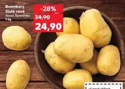 Kaufland Brambory žluté rané nabídka