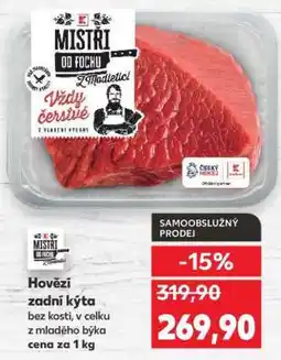 Kaufland Hovězí zadní kýta nabídka