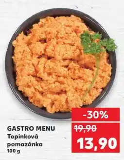 Kaufland GASTRO MENU Topinková pomazánka nabídka