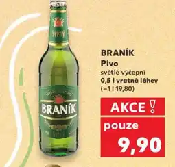 Kaufland BRANÍK Pivo nabídka