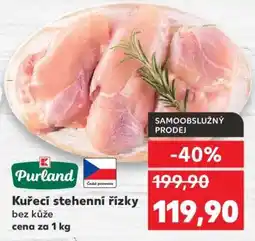 Kaufland Kuřecí stehenní řízky bez kůže nabídka
