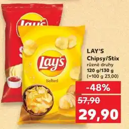 Kaufland LAY‘S Chipsy/ Stix nabídka
