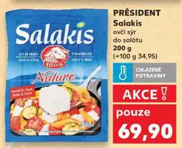 Kaufland PRÉSIDENT Salakis ovčí sýr do salátu 200 g nabídka
