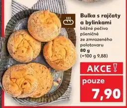 Kaufland Bulka s rajčaty a bylinkami nabídka