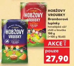 Kaufland HOBŽOVY VROUBKY Bramborové lupínky nabídka