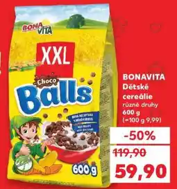 Kaufland BonaVita Dětské cereálie nabídka