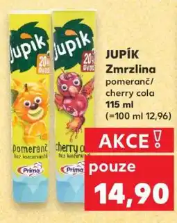 Kaufland JUPÍK Zmrzlina pomeranč/cherry cola nabídka