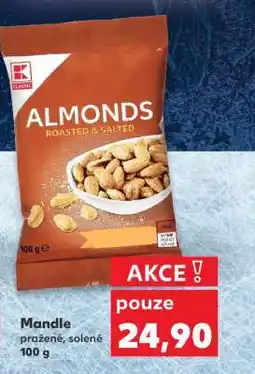 Kaufland Mandle pražené solené nabídka