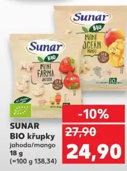 Kaufland Sunar Bio křupky nabídka