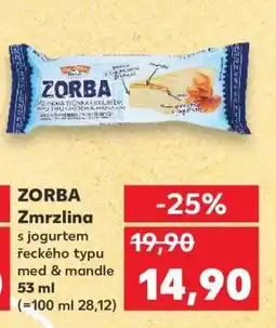 Kaufland Zorba zmrzlina nabídka