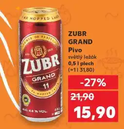 Kaufland ZUBR GRAND nabídka