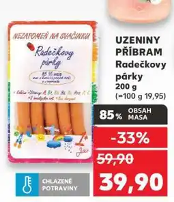 Kaufland Radečkovy párky nabídka