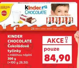 Kaufland KINDER CHOCOLATE Čokoládové tyčinky nabídka