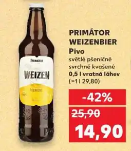 Kaufland Primátor Weizenbier nabídka