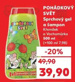 Kaufland POHÁDKOVÝ SVĚT Sprchový gel a šampon nabídka