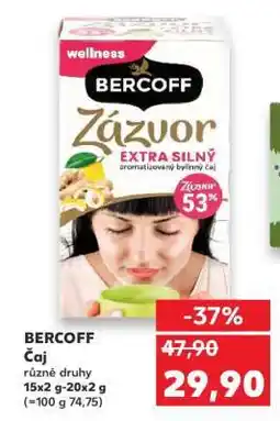 Kaufland Bercoff čaj nabídka