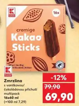 Kaufland Zmrzlina s vanilkovou/čokoládovou příchutí multipack nabídka