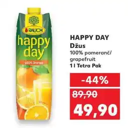 Kaufland Happy Day džus nabídka