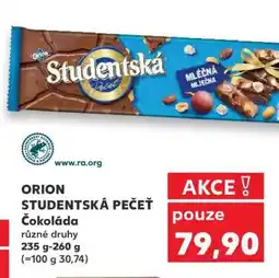Kaufland Orion Studentská pečeť nabídka