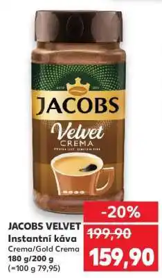 Kaufland Jacobs Velvet instantní káva nabídka