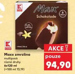 Kaufland Maxx zmrzlina nabídka