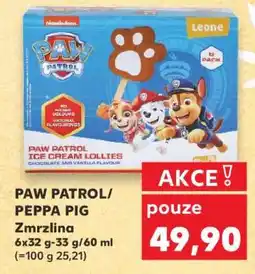 Kaufland PAW PATROL/PEPPA PIG Zmrzlina nabídka