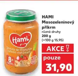Kaufland Hami masozeleninový příkrm nabídka