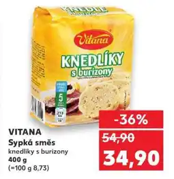 Kaufland VITANA Sypká směs knedlíky s burizony nabídka