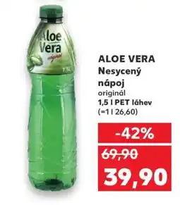 Kaufland ALOE VERA Nesycený nápoj nabídka