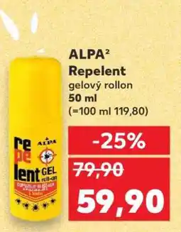 Kaufland ALPA Repelent gelový rollon 50 ml nabídka